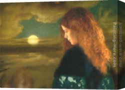 A Tiger And a Serpent Canvas Paintings - No&euml;lle (...au Milieu des Serpents) [detail] by Luis Jose Estremadoyro